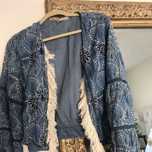 Zara Funky Fringe Jacket